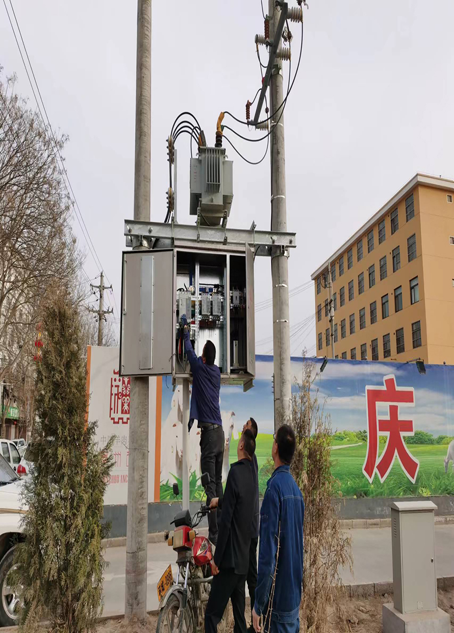 甘肅環(huán)縣充電站配電工程JP柜、費(fèi)控計(jì)量設(shè)備安裝